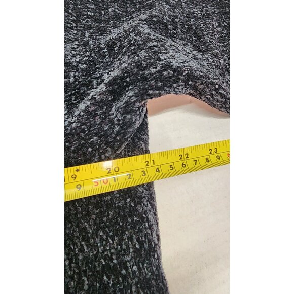 Lot of 3 Orvis Chenille Open Front Cardigan Sweater L/G Brown, Black, Blue - Picture 12 of 13